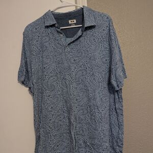Joseph Blue Casual Button Down Shirt